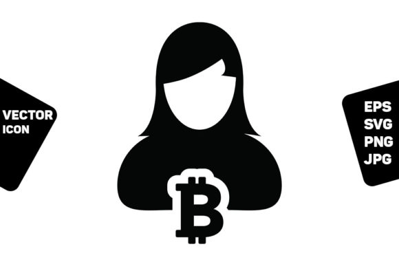Bitcoin Symbol Icon Vector Blockchain Graphics