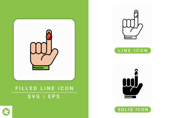 Blood Test Icons Set for Web and Editorial Design