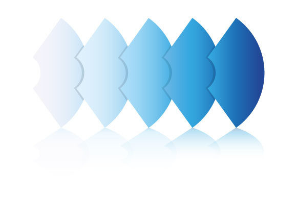 Blue Process Diagram Infographics Graphics