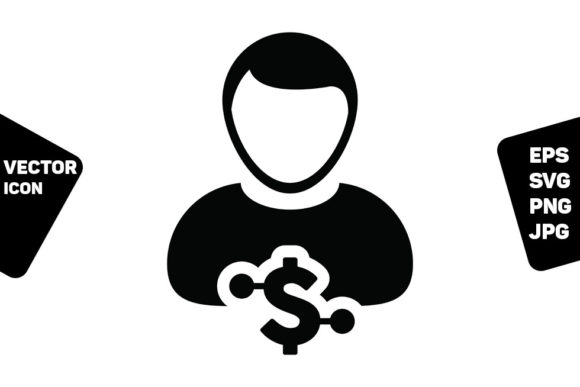 Coin Icon Vector Graphics for Crafting and Design
