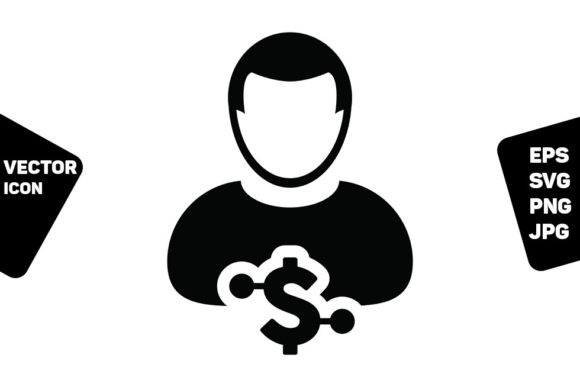 Digital Dollar Icon Vector Currency Graphics