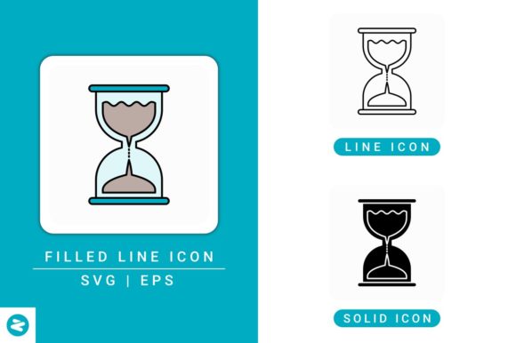 Hourglass Icons Set Review for Embroidery Projects