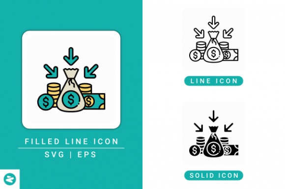 Income Icons Set Review for Embroidery Projects